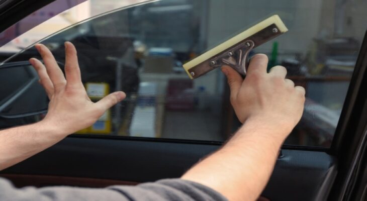 "Car window with 50% tinting allowed under new Kuwait Traffic Law decision 2025"