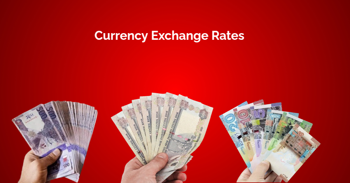 Live Kuwait exchange rate table with currency values"