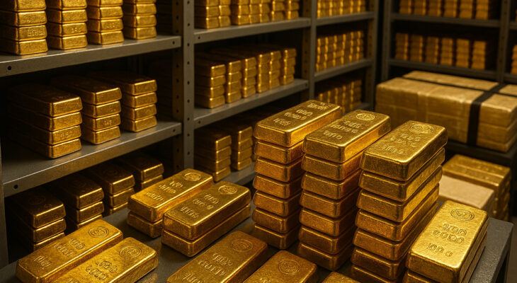 “Gold hits record high chart with spot prices above $3,500 driven by weak dollar and Fed rate cut expectations”