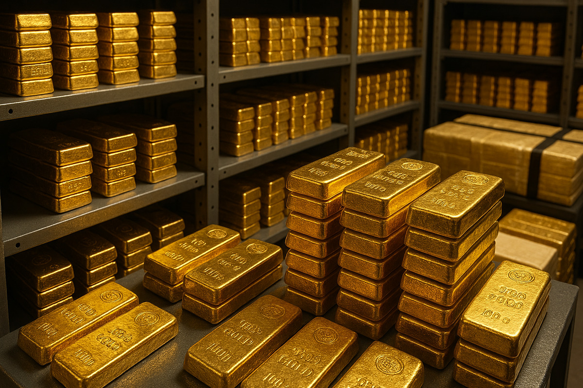 “Gold hits record high chart with spot prices above $3,500 driven by weak dollar and Fed rate cut expectations”